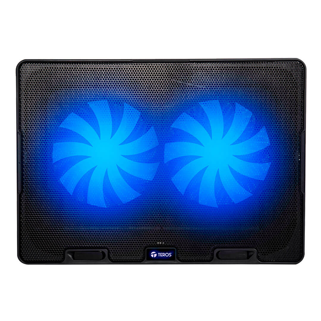 COOLER PARA LAPTOP TEROS 15 PULGADAS CON DOBLE VENTILADOR - 3