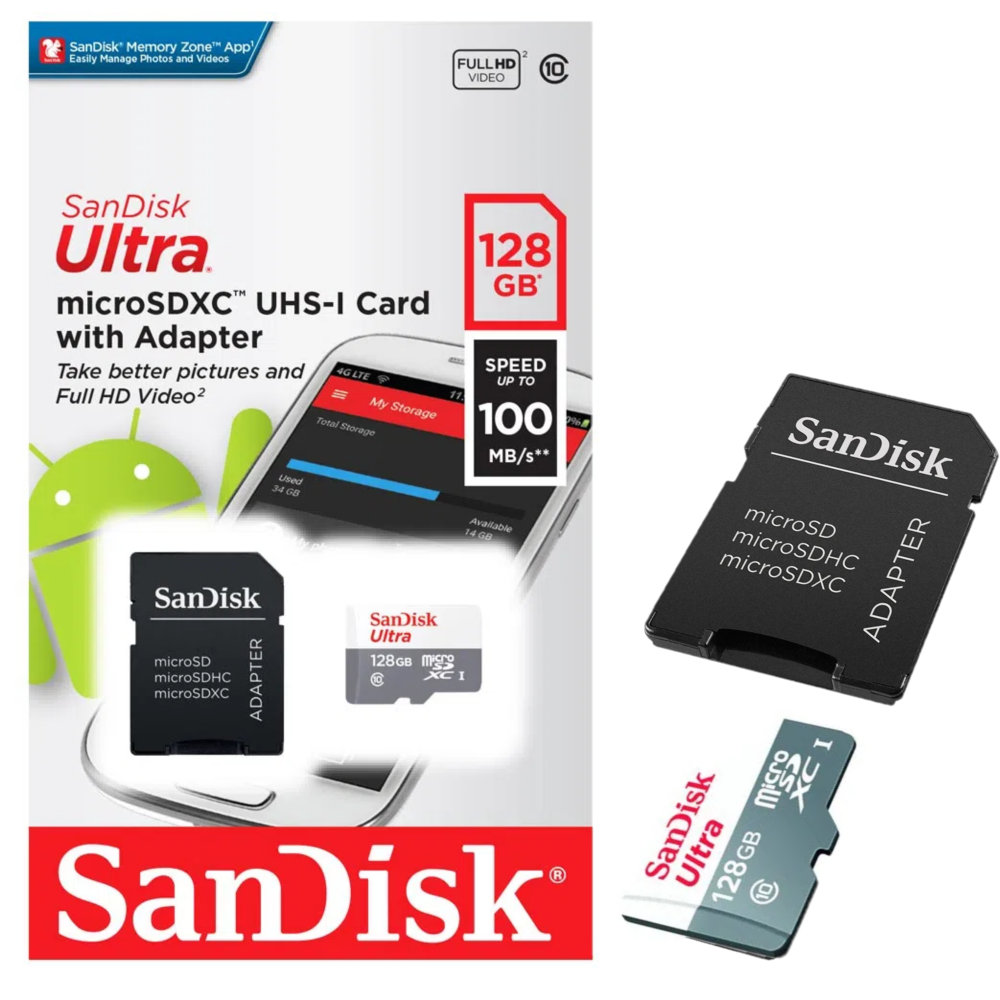 MEMORIA MICRO SD SANDISK ULTRA 128 GB - 1