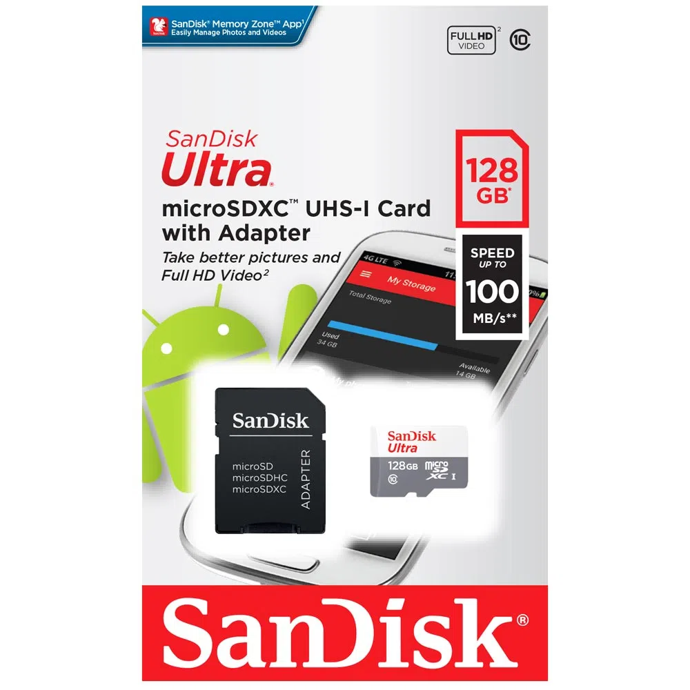 MEMORIA MICRO SD SANDISK ULTRA 128 GB - 2