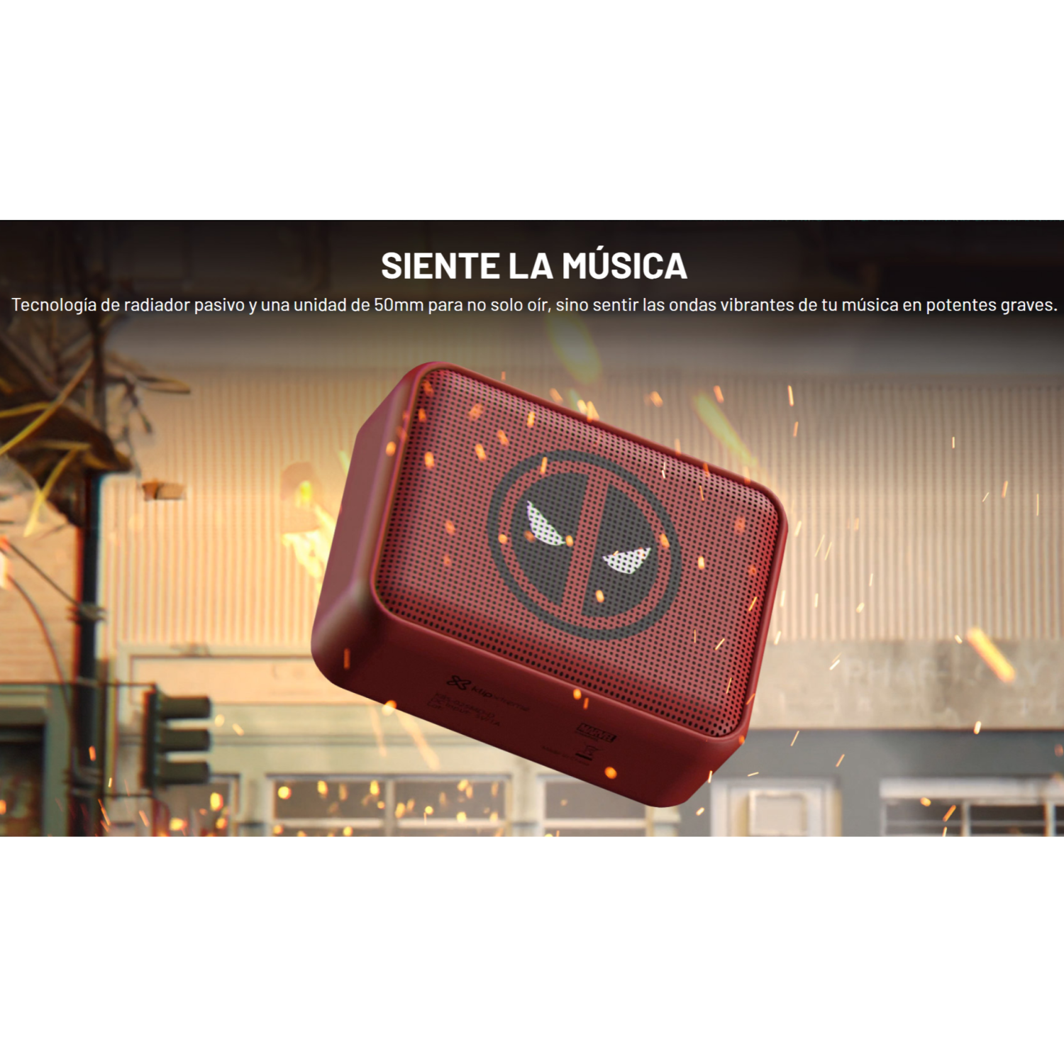 PARLANTE BLUETOOTH KLIP XTREME 6W NITRO PORTÁTIL KBS-025 - 2