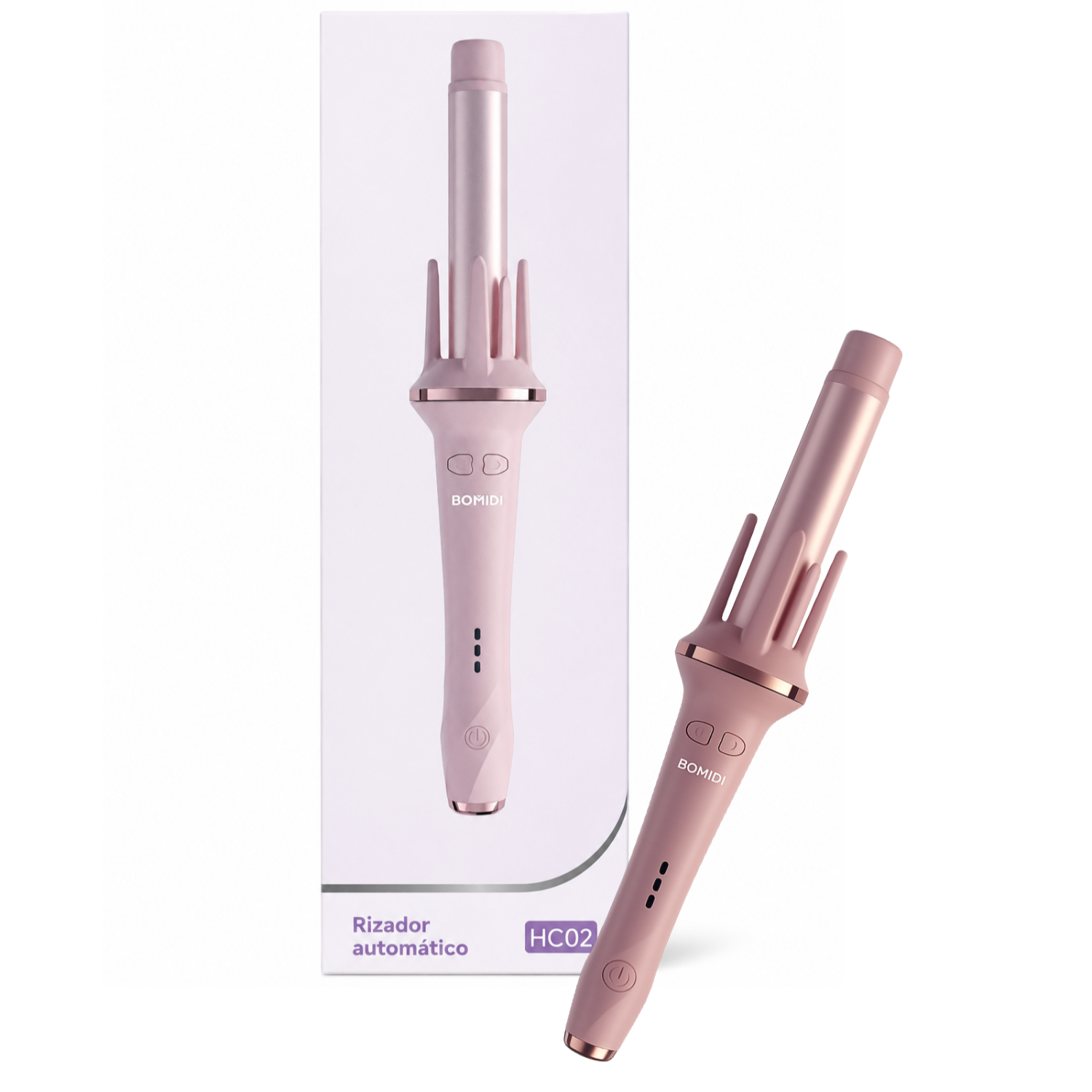 RIZADOR AUTOMÁTICO DE CABELLO BOMIDI 46W 3 TEMPERATURAS - 1
