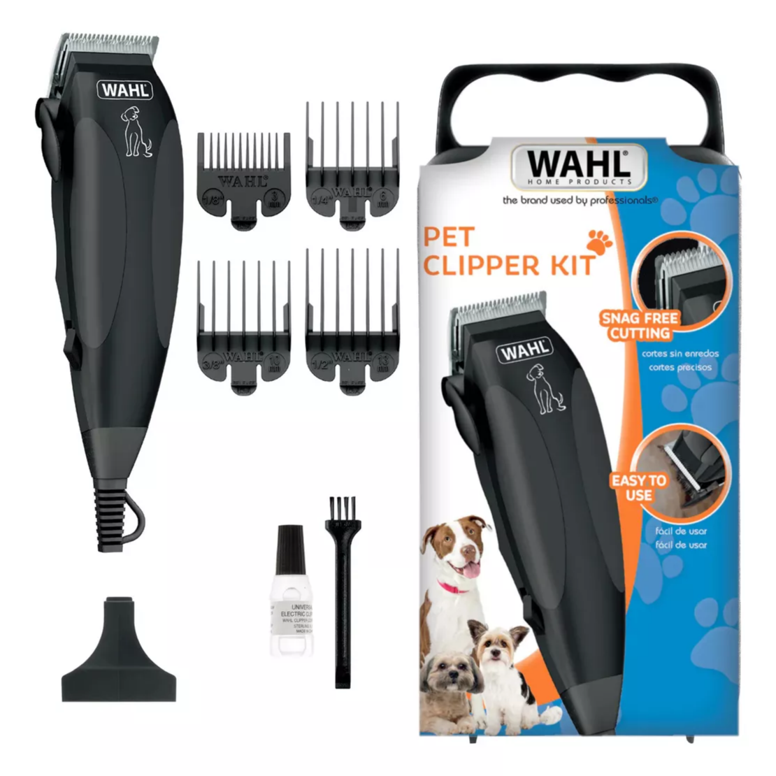 CORTADOR DE PELO PARA PERROS WAHL 9 PIEZAS - 1