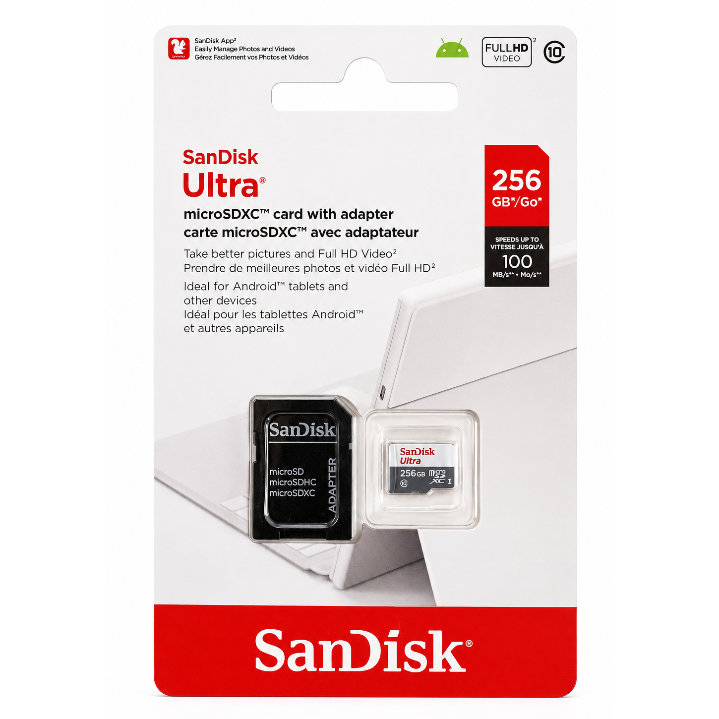 MEMORIA MICRO SD SANDISK 256GB ULTRA CLASE 10 - 2