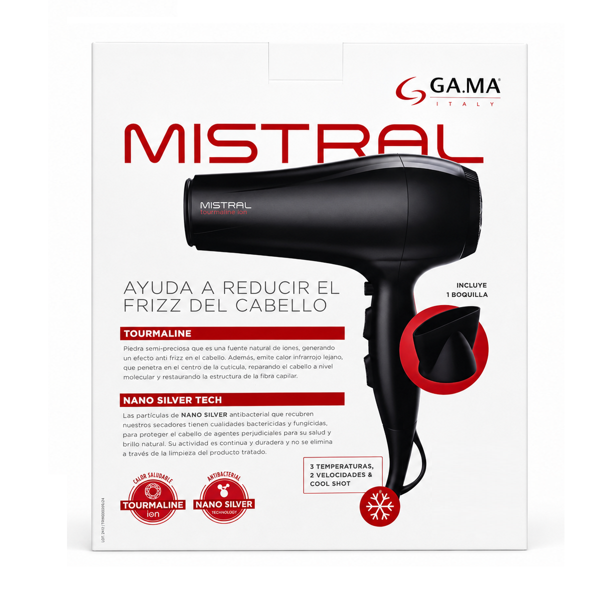 SECADOR DE CABELLO GAMA MISTRAL 2200W - 2