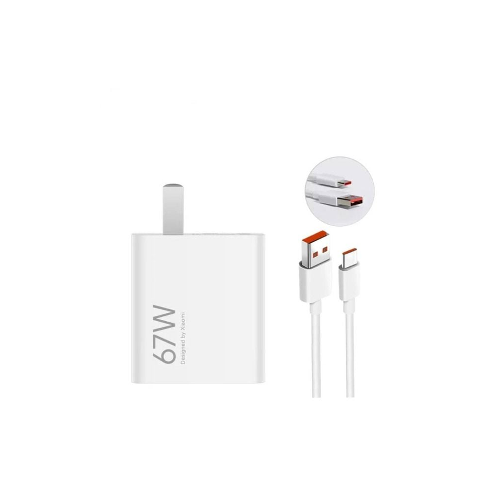 CARGADOR XIAOMI 67W CARGA RÁPIDA CON CABLE TIPO C - 2