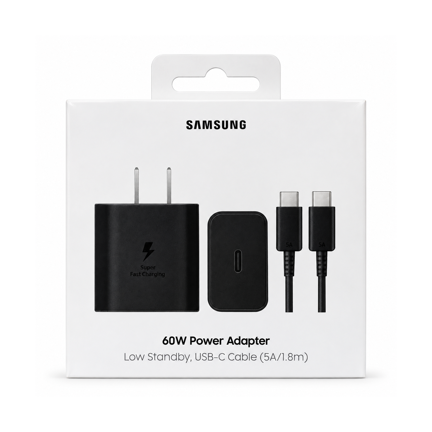CARGADOR SAMSUNG 60W CON CABLE CARGA SÚPER RÁPIDA - 7