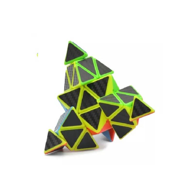 CUBO RUBICK PIRAMIDE EN FIBRA DE CARBONO - 6