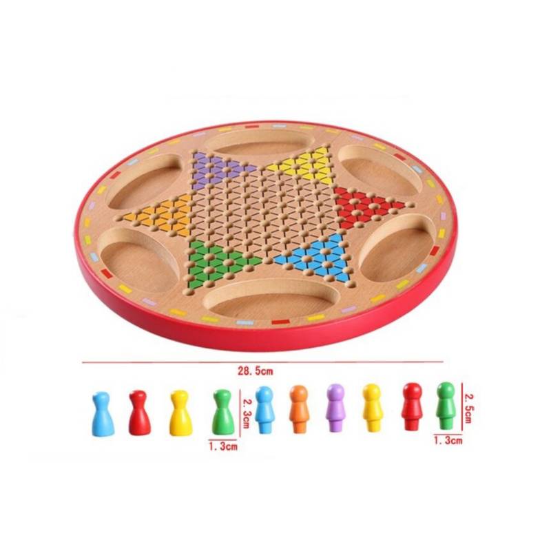 120 Piezas De Madera Coloridas Para Damas Chinas Y Juegos De Mesa – Fichas Resistentes, Forma Adorable Y Colores Vibrantes