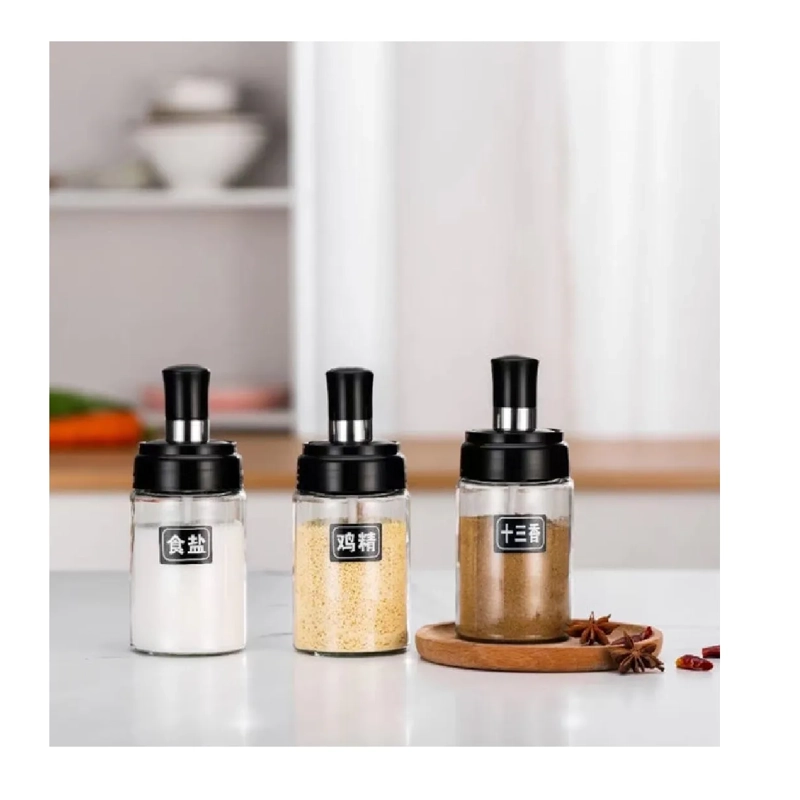 SET DE DISPENSADOR DE ACEITE Y CONDIMENTEROS ESPECIEROS - 2
