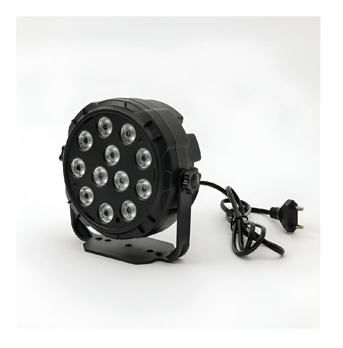 TACHO PAR 12 LED MINI RGB DMX CON TRÍPODE - 1