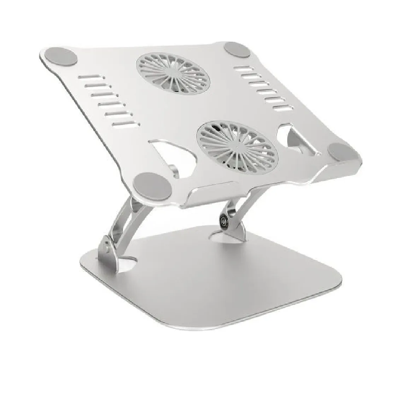 SOPORTE LAPTOP NOTEBOOK BASE COOLER VENTILADOR ALUMINIO - 3