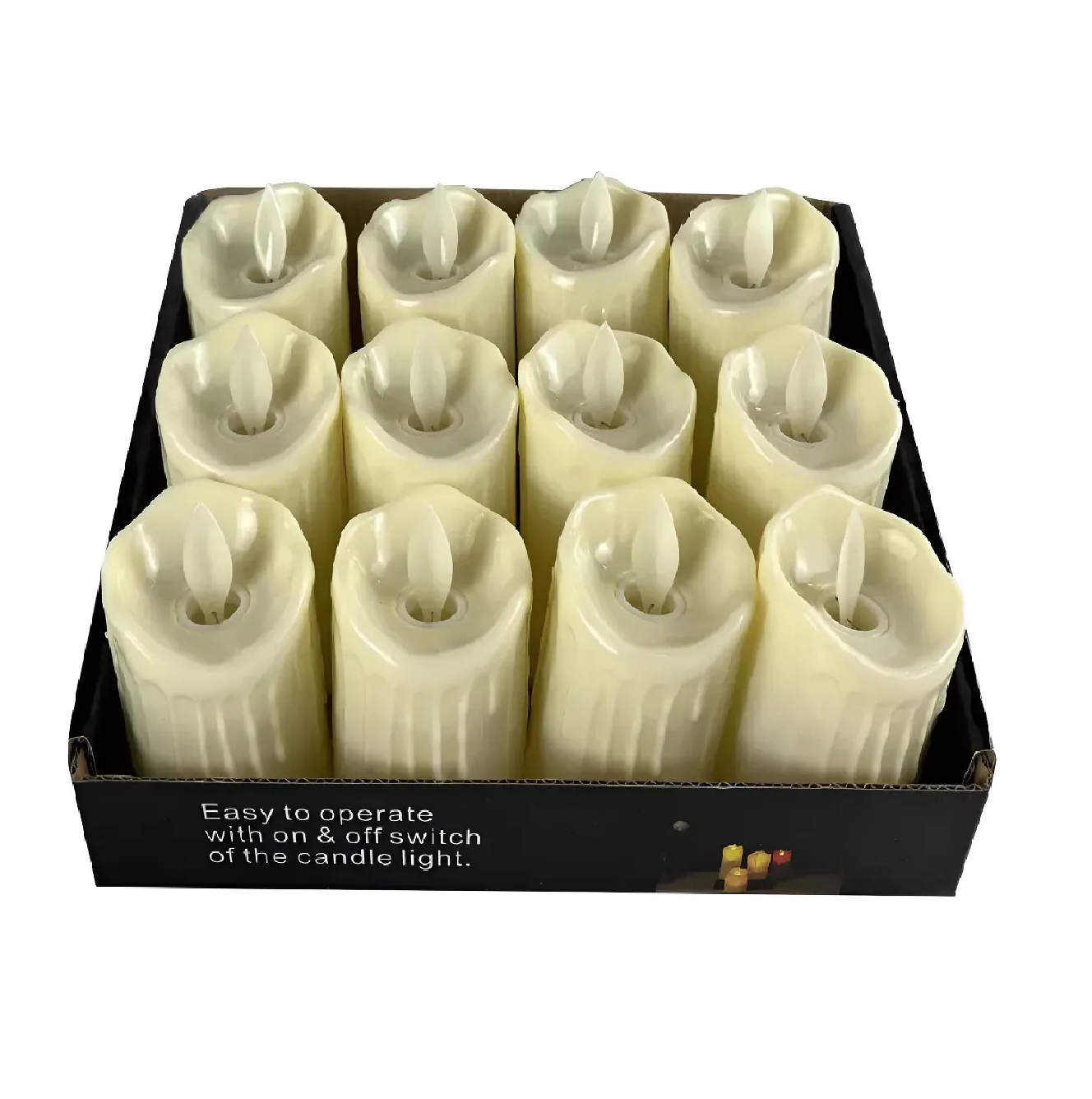 VELAS LED PACK X 6 UNIDADES PILAS INCLUIDAS - 1