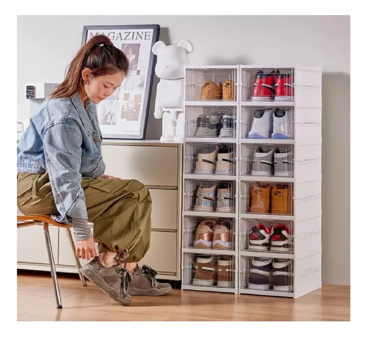 ZAPATERA PLEGABLE DE 6 NIVELES - 2