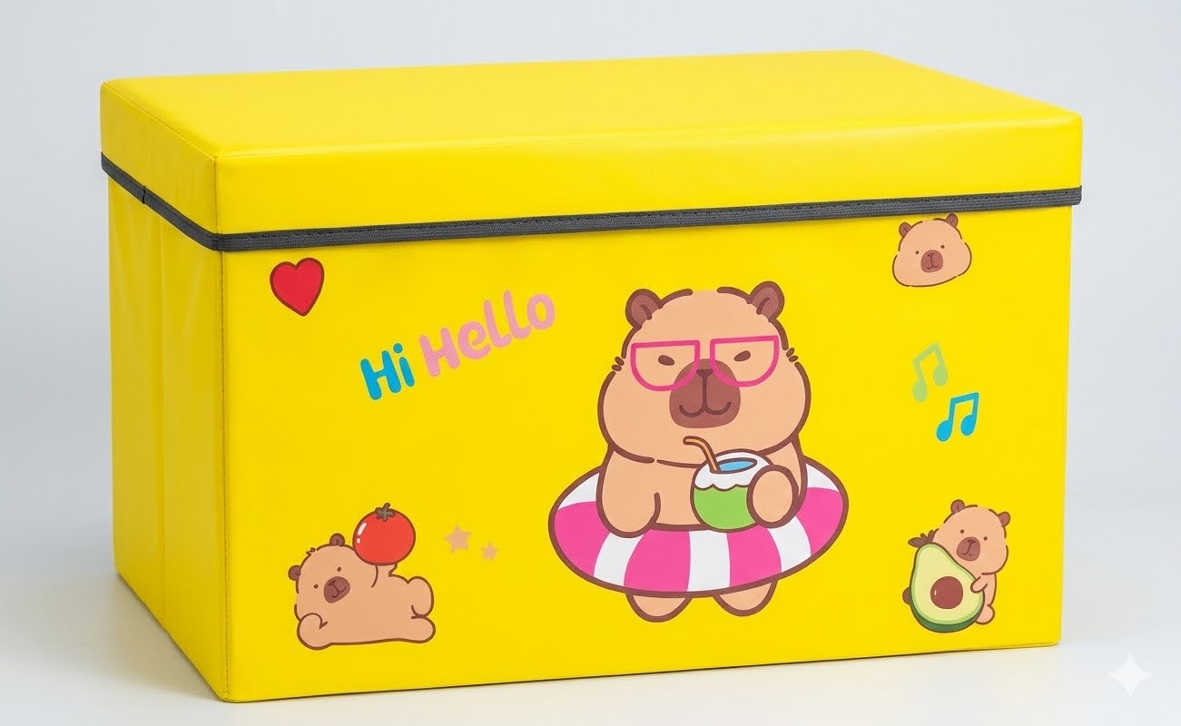 CAJA ORGANIZADORA DE JUGUETES GRANDE PARA NIÑOS DISEÑO - 1