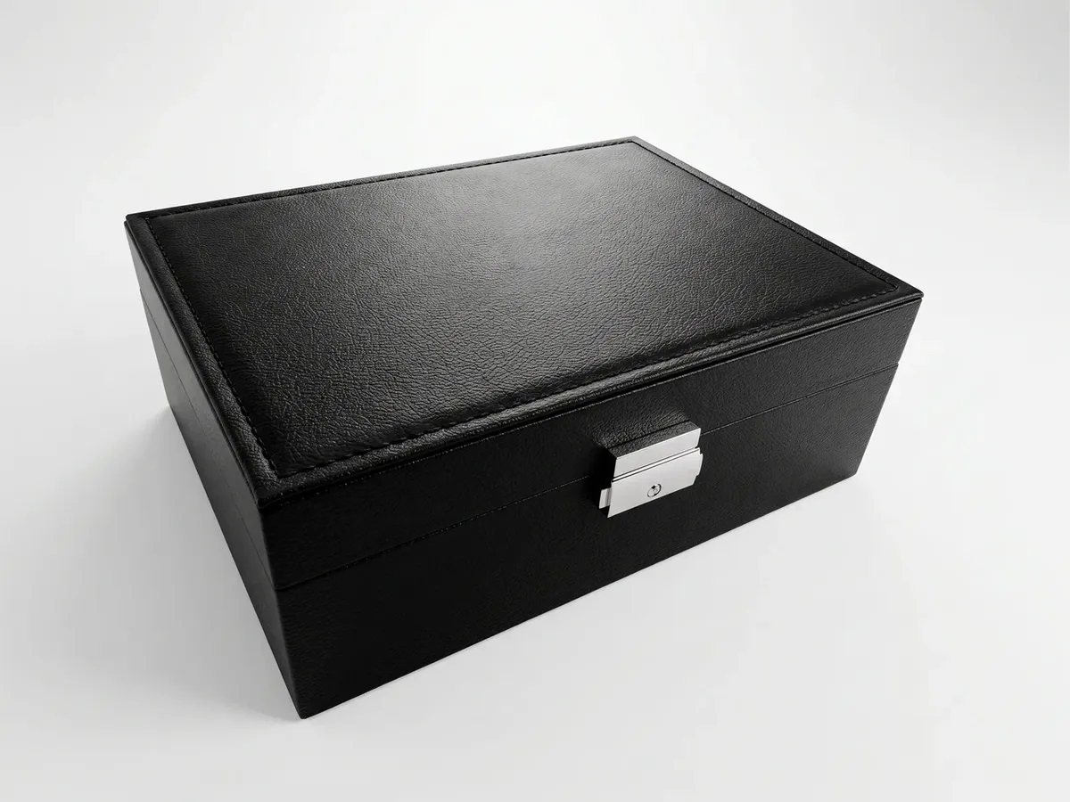 CAJA DE ORGANIZADOR JOYERO PREMIUM PARA COLLARES, ANILLOS Y RELOJES - 3
