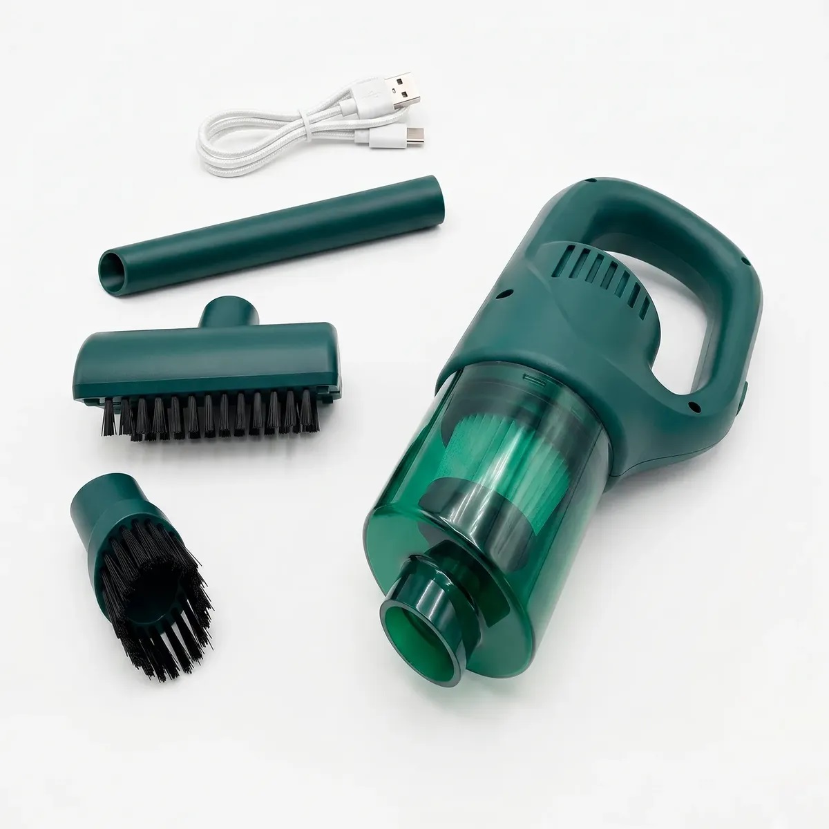 ASPIRADOR PORTÁTIL INALÁMBRICO PARA COCHE Y HOGAR VERDE - 3