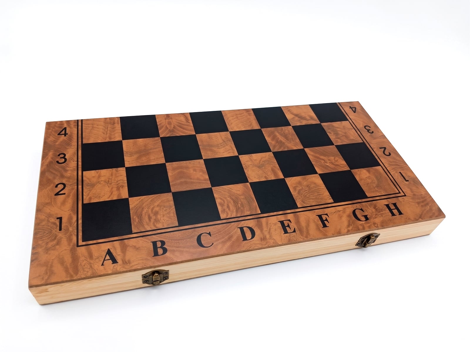 AJEDREZ DE MADERA 3 EN 1 CON PIEZAS Y TABLERO PLEGABLE - 5