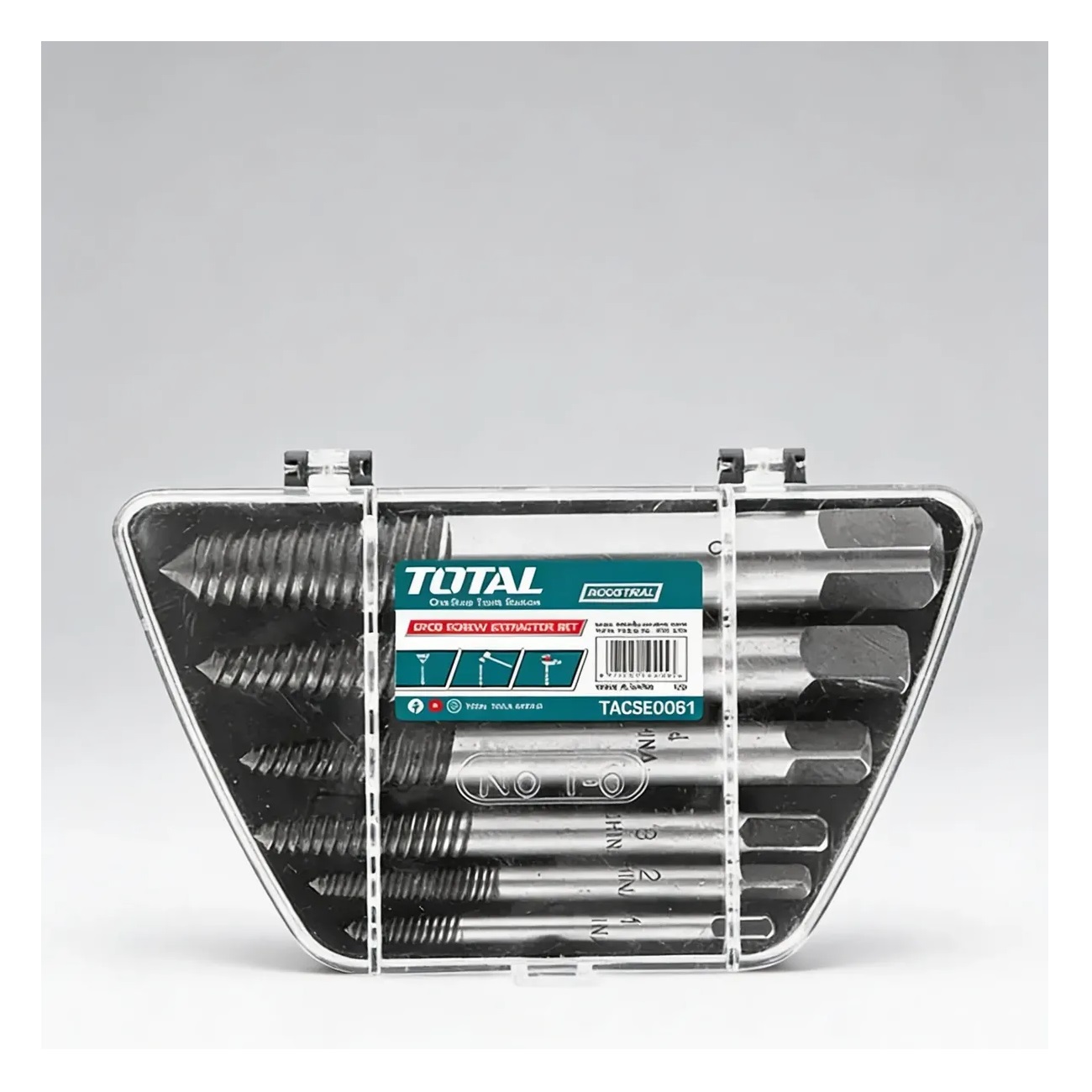 EXTRACTOR TORNILLO 6 PZAS TOTAL TACSE0061 ACERO CR-V - 2