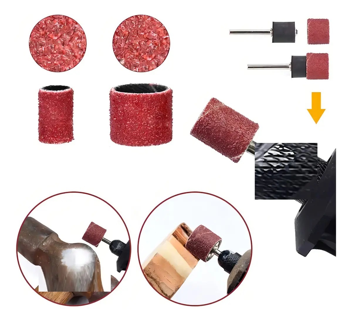 KIT SET JUEGO DE ACERO PARA MINITORNO TIPO DREMEL X420 PIEZAS - 3
