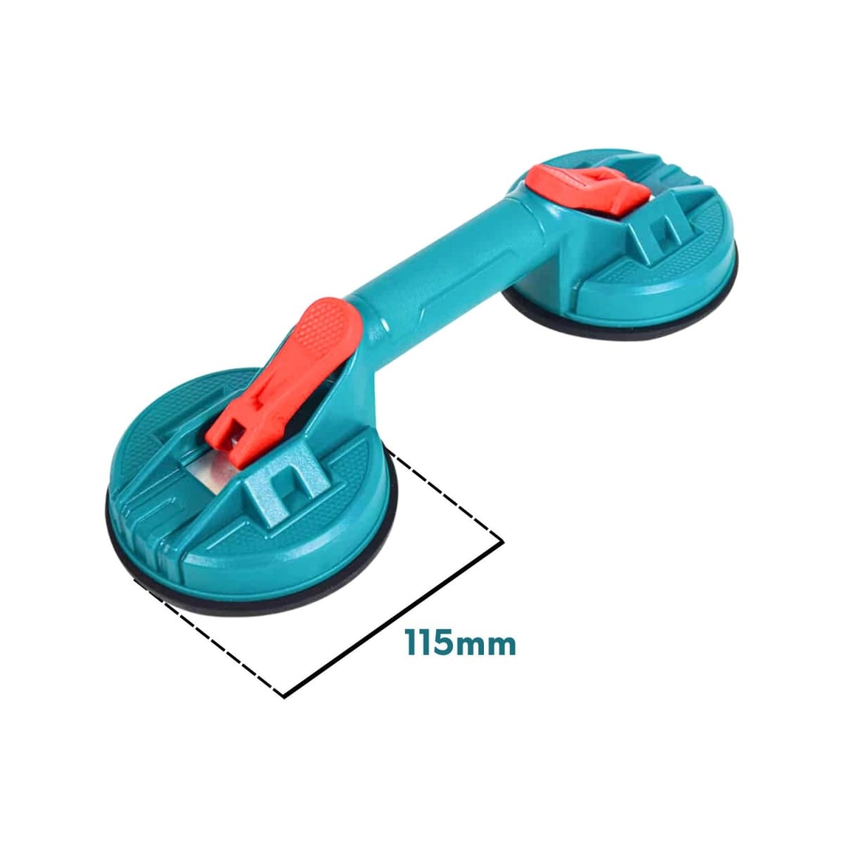 VENTOSA PARA CARGAR VIDRIO CON 2 CHUPONES TOTAL TSP02501 - 3