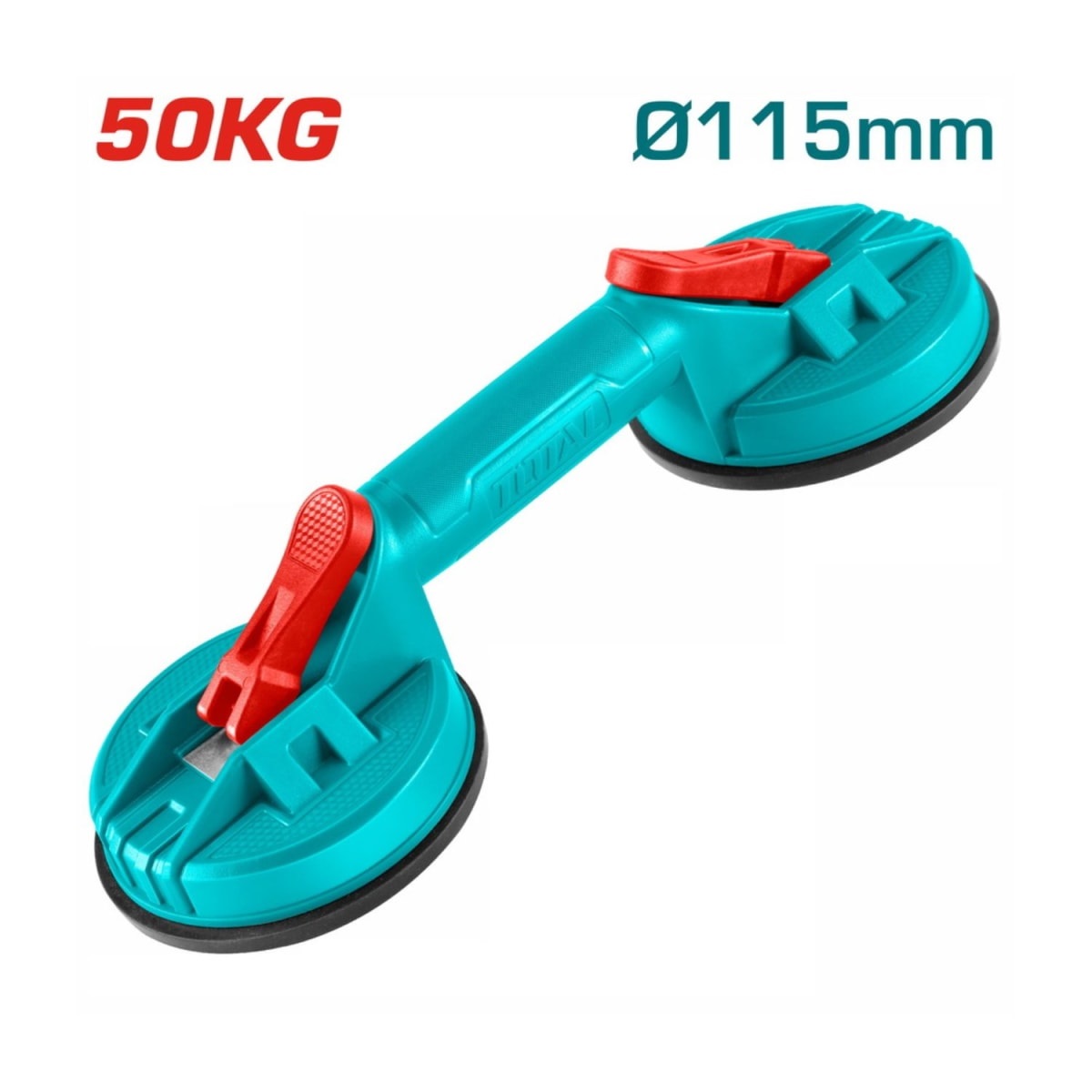 VENTOSA PARA CARGAR VIDRIO CON 2 CHUPONES TOTAL TSP02501 - 6