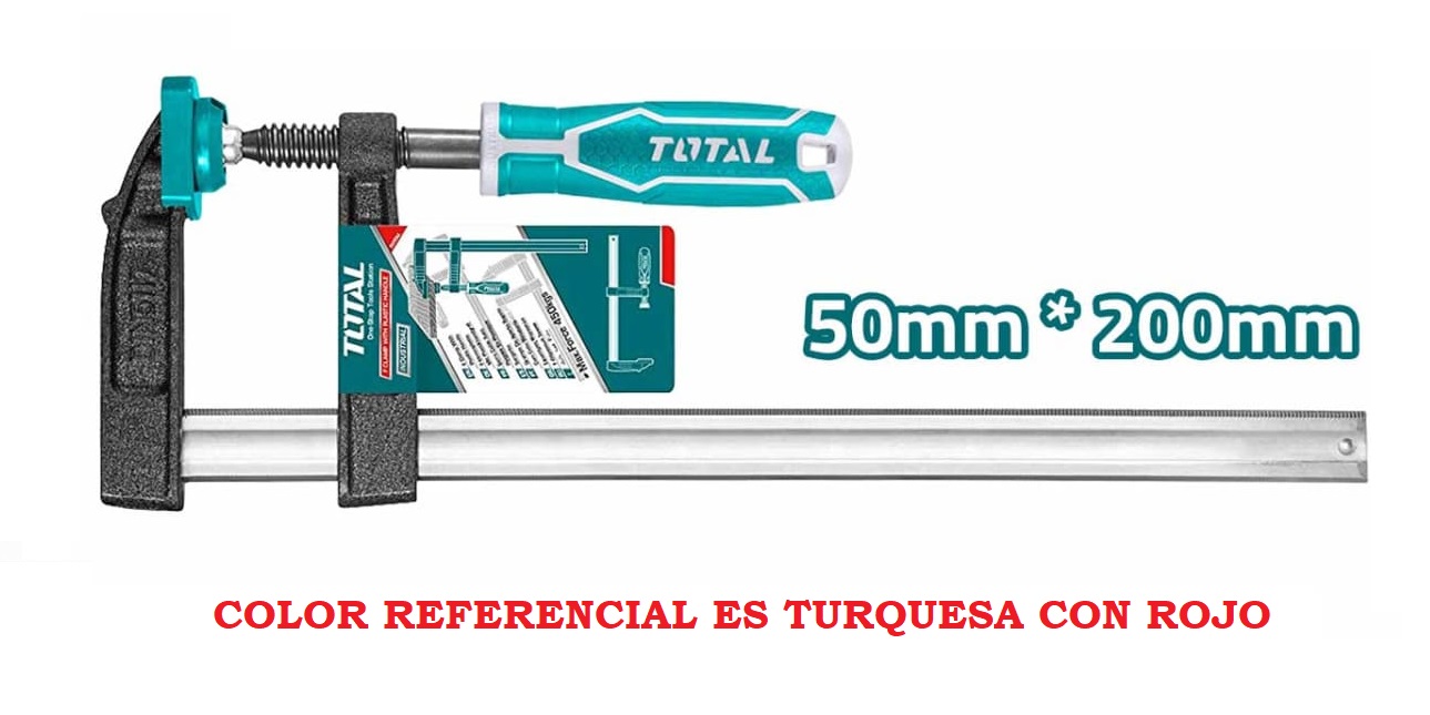 PRENSA F SARGENTO CARPINTERO DE 50 X 200 MM TOTAL THT1320502 - 6