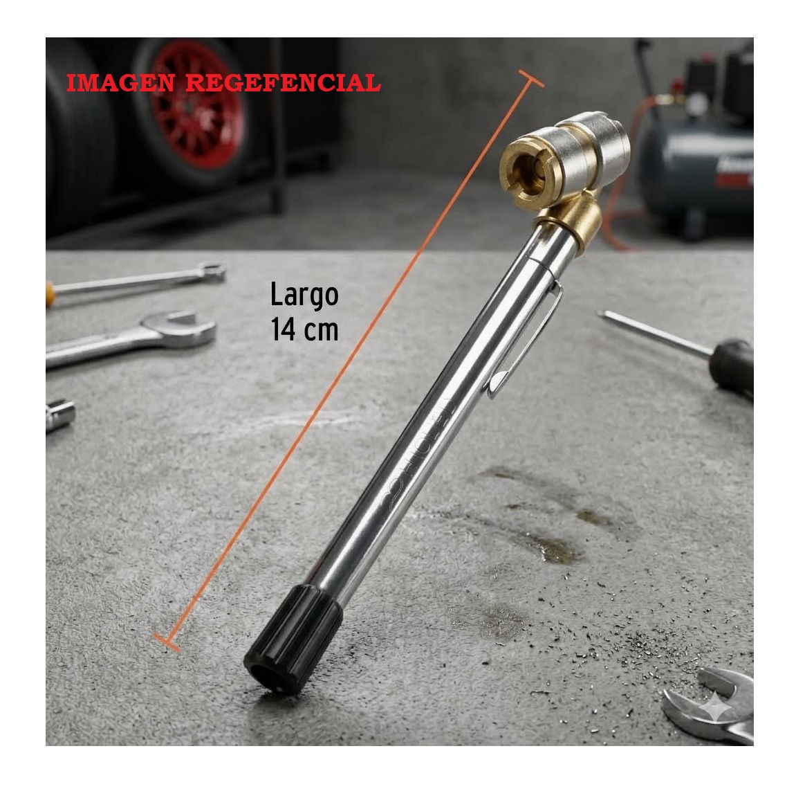 MEDIDOR DE PRESION DE AIRE PARA LLANTAS TRUPER 160 PSI - 7
