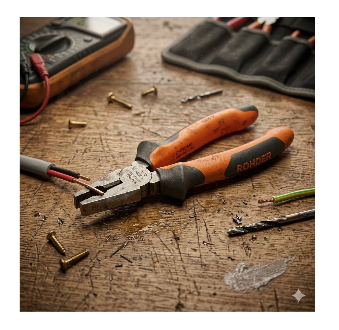 PINZA ELECTRICISTA 8'' COMFORT GRIP TRUPER EXPERT 17330 - 6