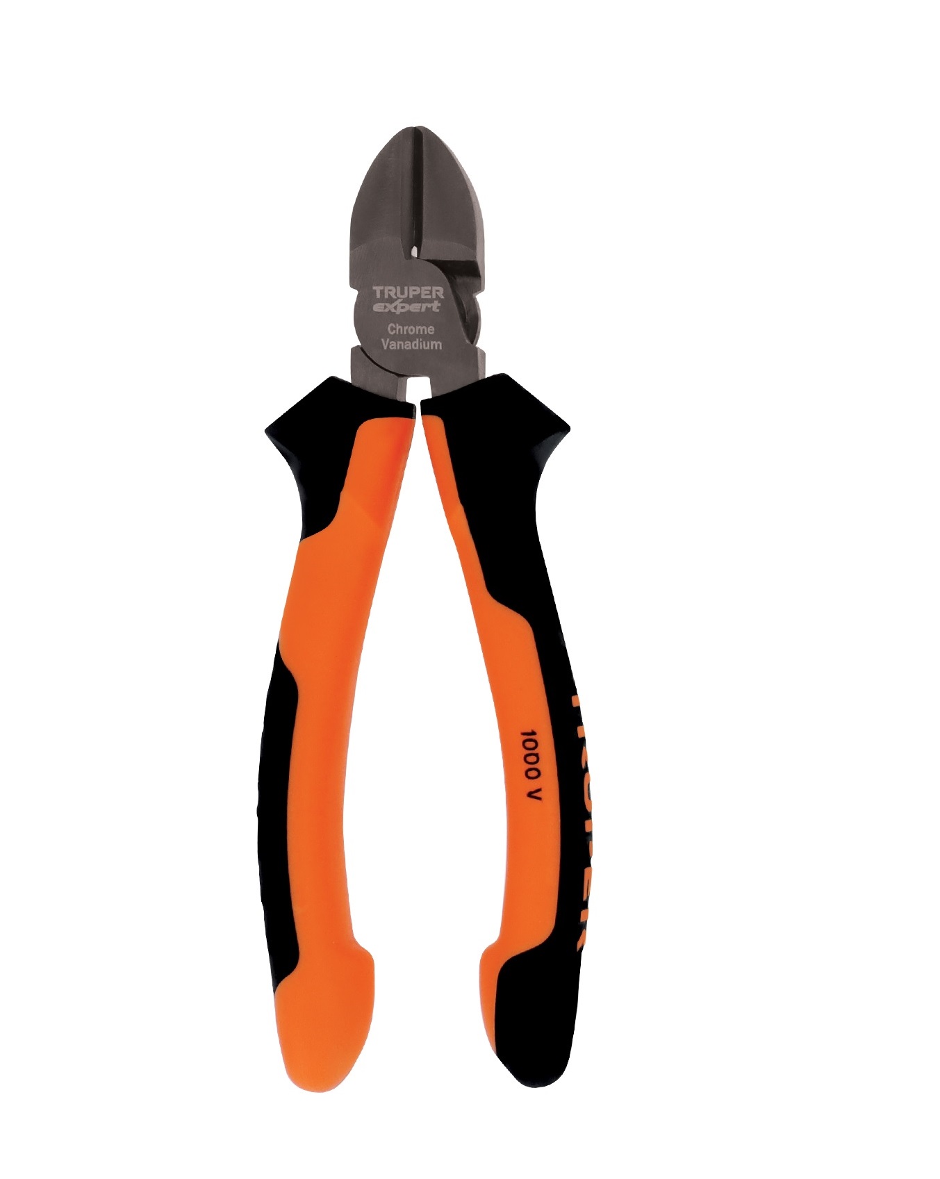PINZA CORTE DIAGONAL 6 ALTA PALANCA, COMFORT GRIP 17331 NARANJA - 1
