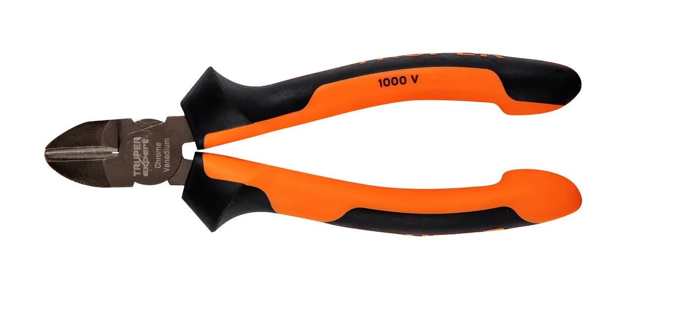PINZA CORTE DIAGONAL 6 ALTA PALANCA, COMFORT GRIP 17331 NARANJA - 4