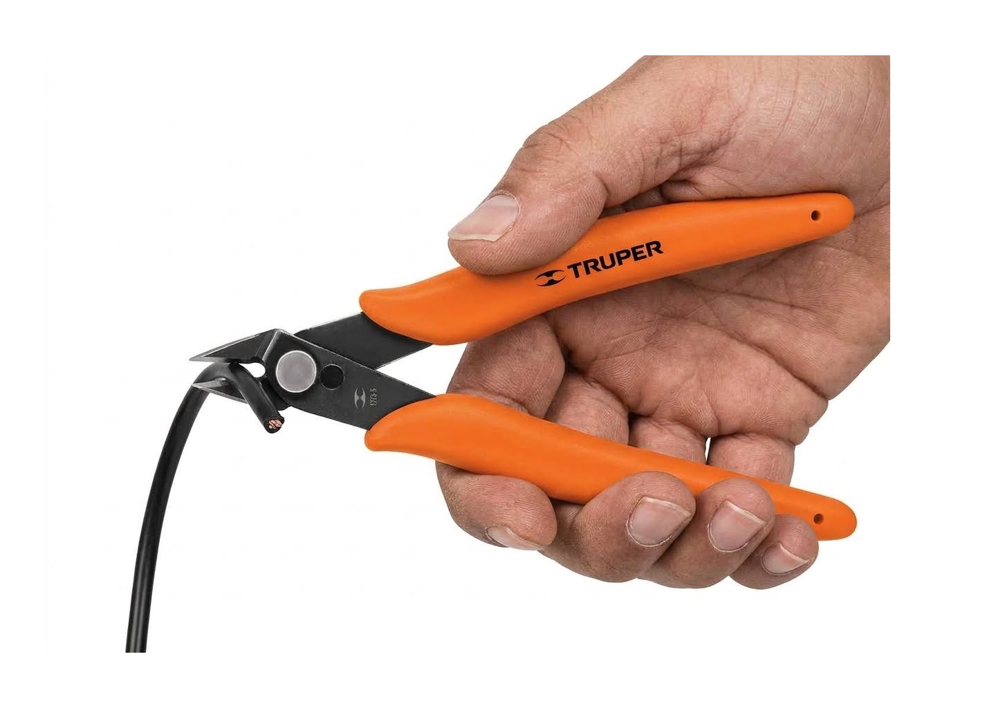 PINZA DE CORTE PARA ELECTRÓNICA 5 MICRO CORTE AL RAZ NARANJA - 5