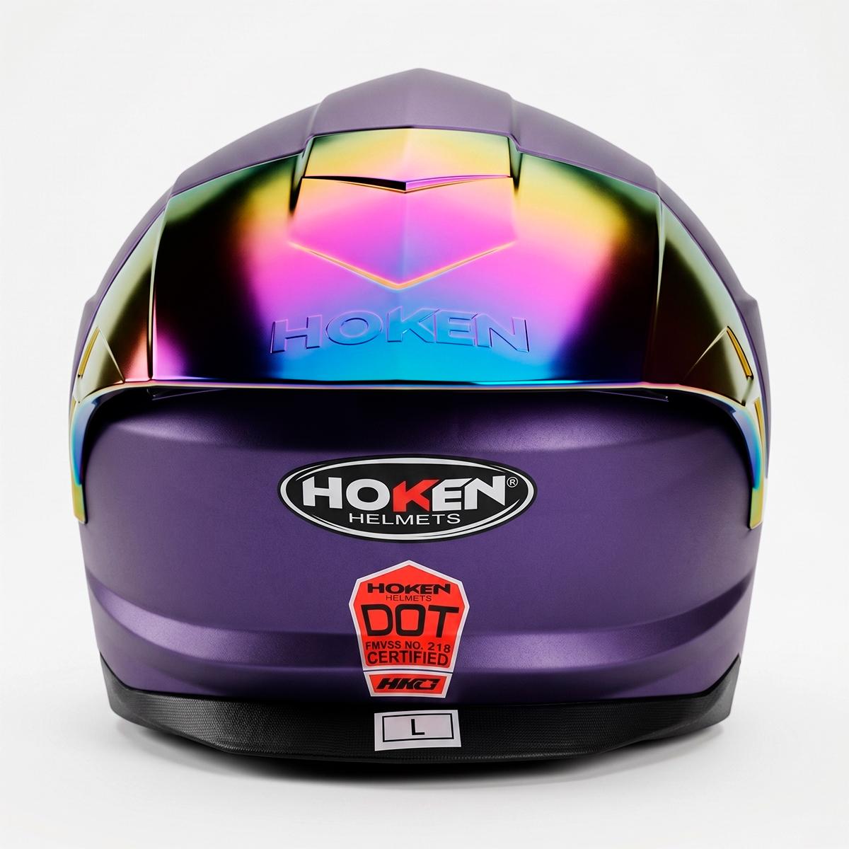 CASCO HOKEN CERTIFICADO DOBLE VISOR CERTIFICACION / VIOLETA - 5
