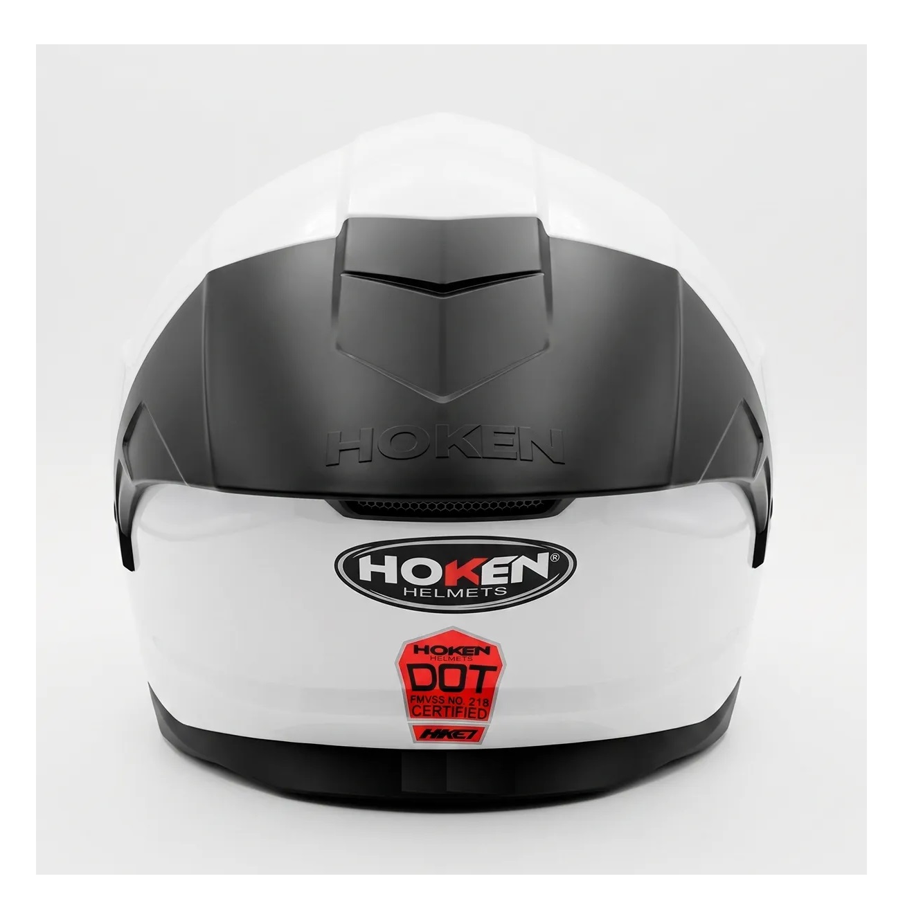 CASCO DE MOTO BLANCO MARCA HOKEN CERTIFICADO Y STOCK / BLANCO - 5