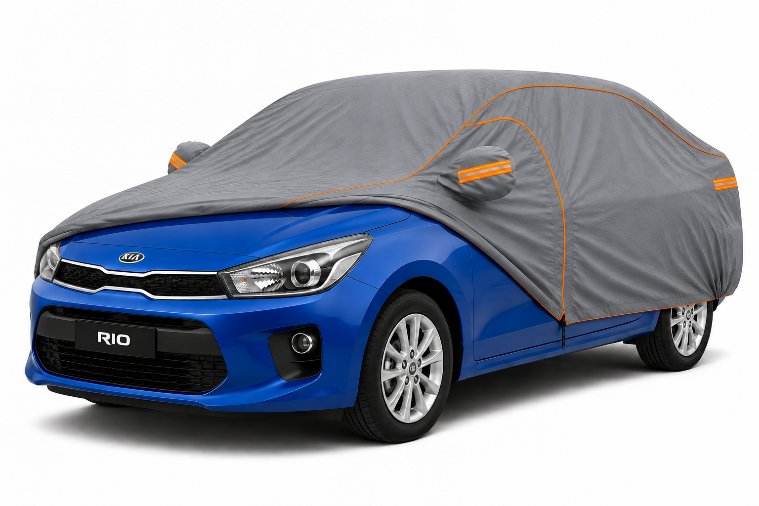 COBERTOR PARA KIA RIO SEDAN IMPERMEABLE ANTI UV - 1