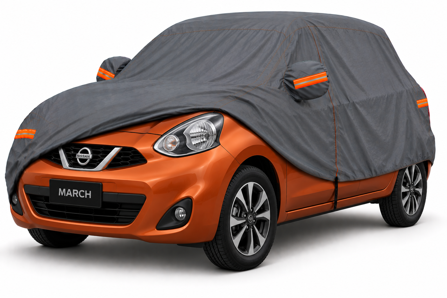 COBERTOR PARA NISSAN MARCH HATCHBACK IMPERMEABLE ANTI UV - 1