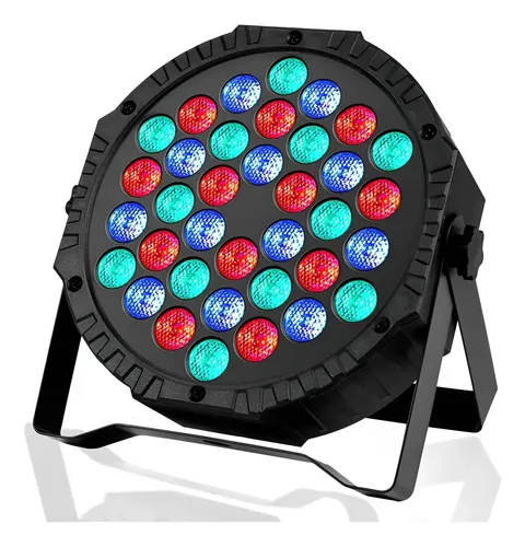 TACHO PAR RGB DE 36 LED CON CONTROL PARA FIESTAS Y EVENTOS - 1