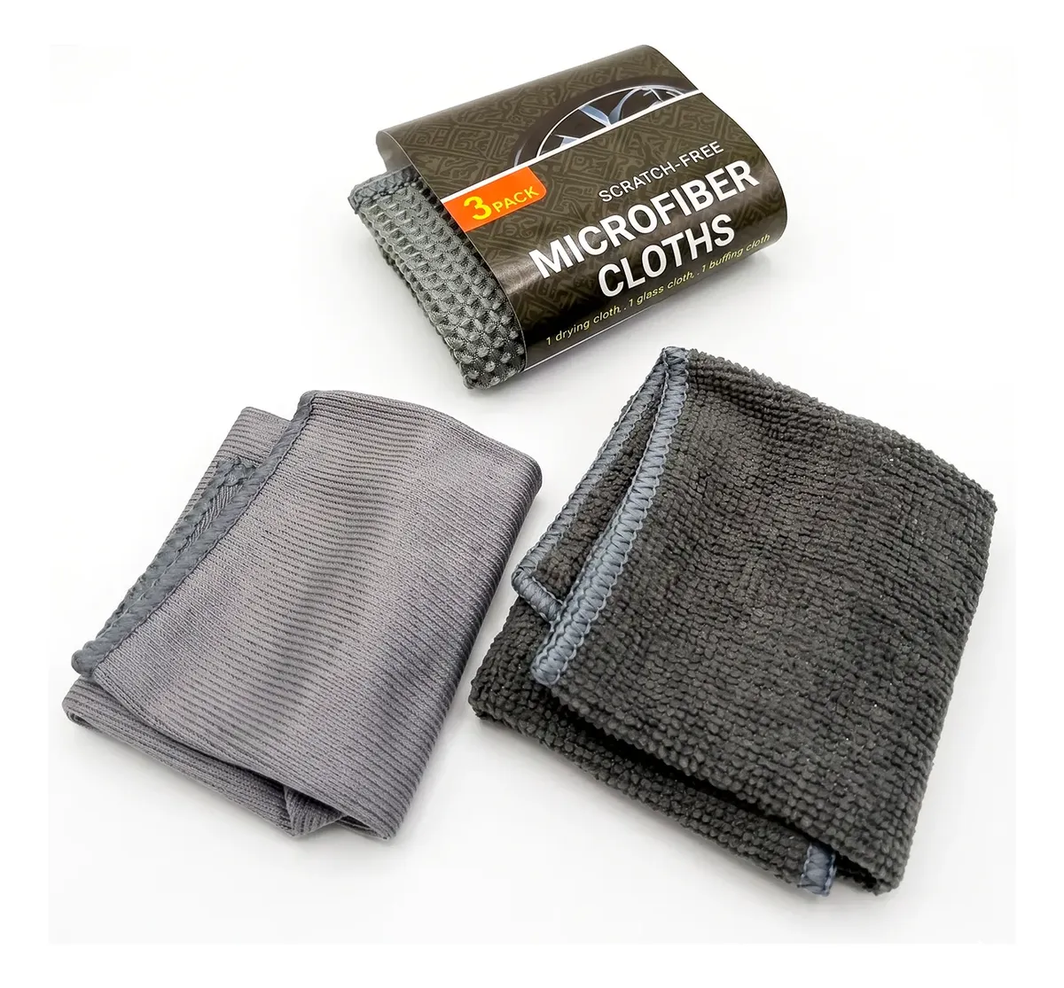 KIT DE LAVADO PARA AUTO DE MICROFIBRA 9 PIEZAS CON ESTUCHE - 4