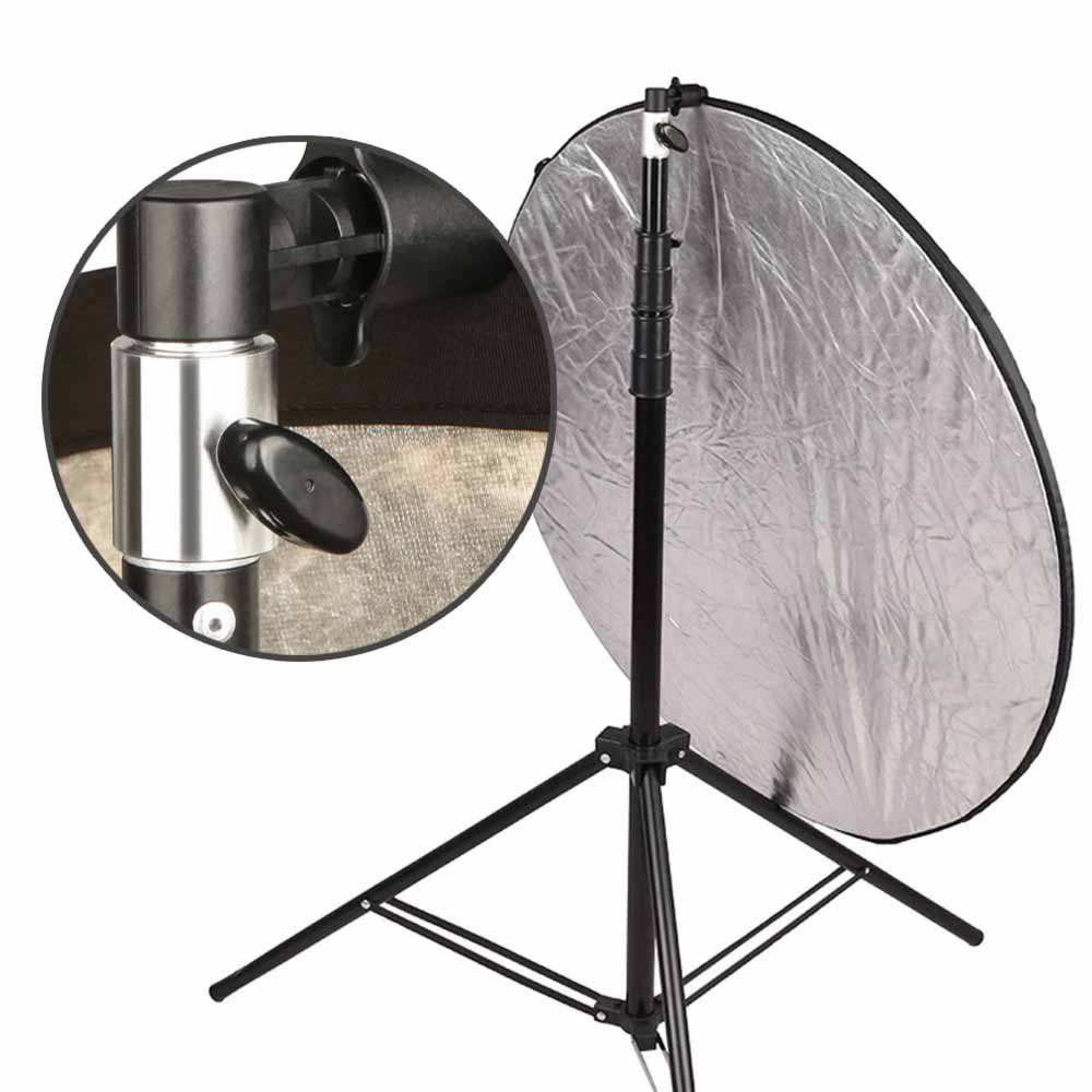 SOPORTE ADAPTADOR PARA REFLECTOR DIFUSOR DE FOTOGRAFÍA - 1