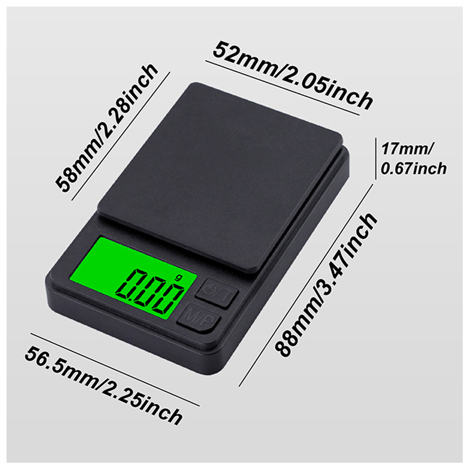 BALANZA SCA13 NEGRO MINI GRAMERA PRECISION DIGITAL BOLSILLO - 6