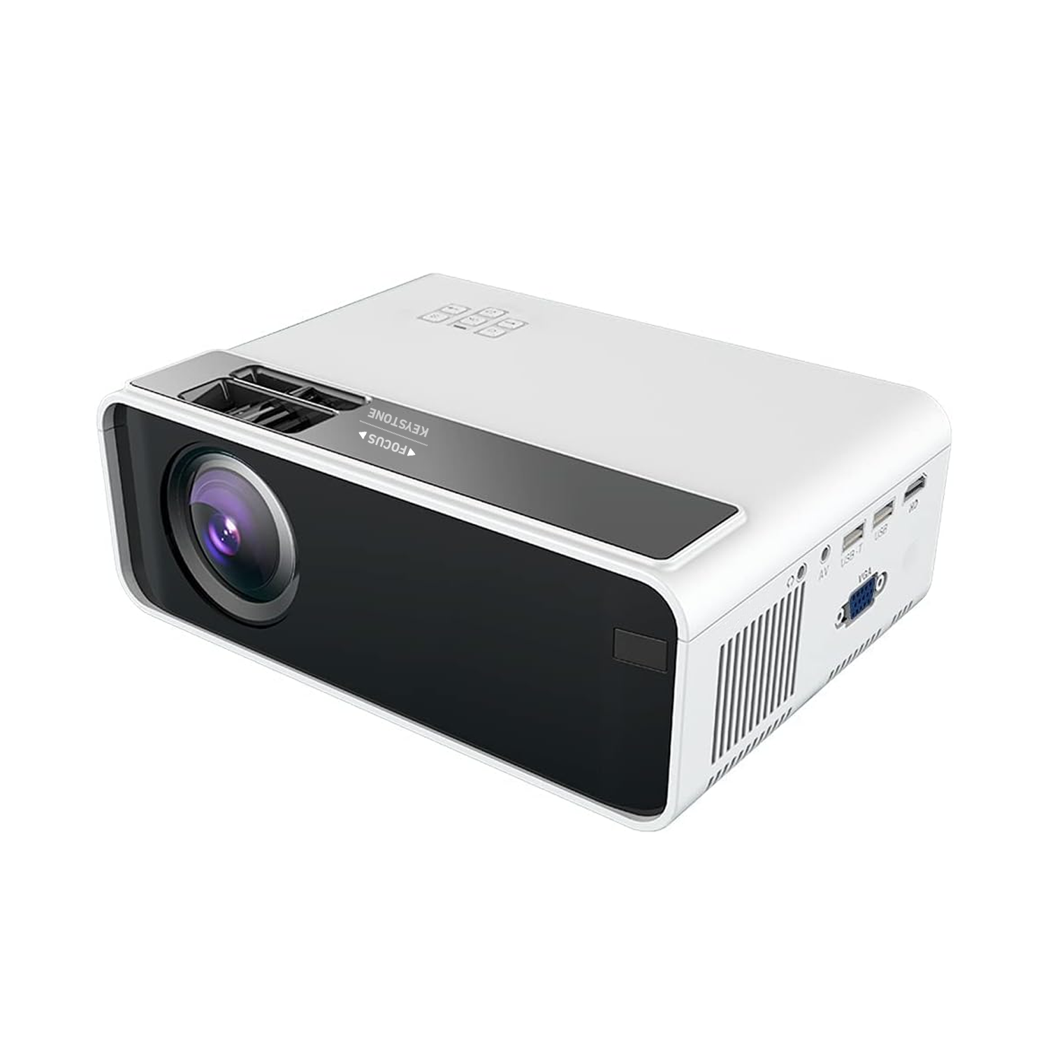 PROYECTOR LED MULTIMEDIA HD WIFI 5500 LUMENES HDMI VGA USB G86B - 6