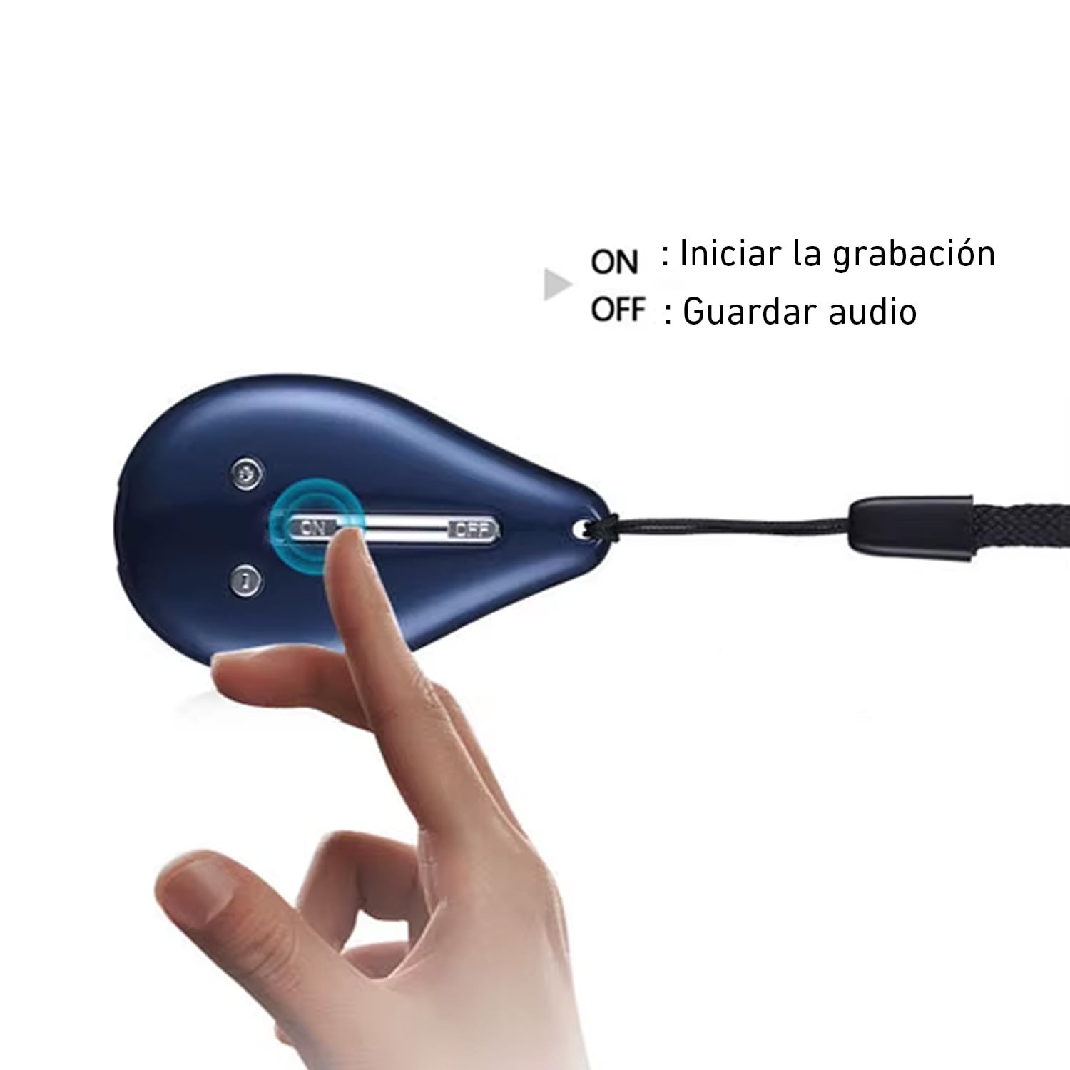 GRABADORA DE VOZ MINI ESPÍA OCULTA INALÁMBRICA MP3 PORTÁTIL M3 - 3