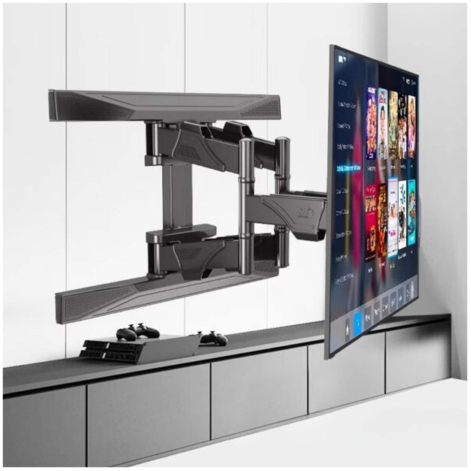 RACK SOPORTE GIRATORIO PARA MONITOR O TV 40' A 80' NORTH BAYOU P6 - 2
