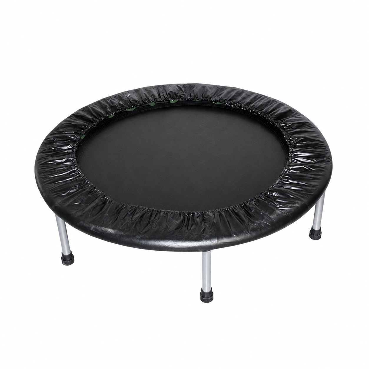 TRAMPOLÍN SALTARÍN ENTRENAMIENTO FITNESS ACERO PLEGABLE 100CM EB01 - 1