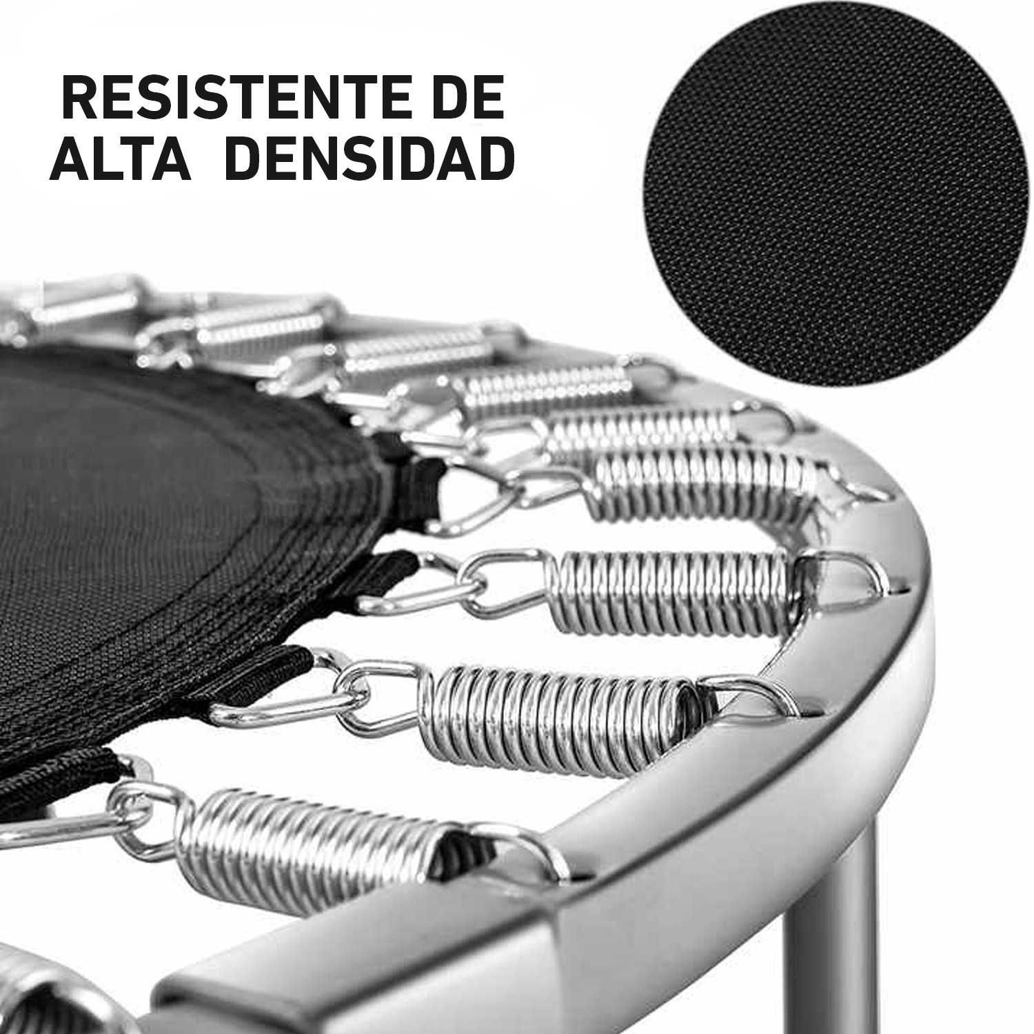 TRAMPOLÍN SALTARÍN ENTRENAMIENTO FITNESS ACERO PLEGABLE 100CM EB01 - 4