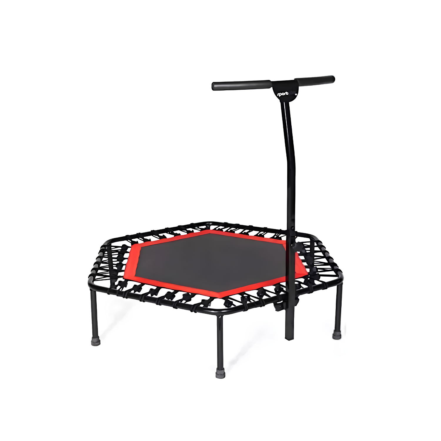 TRAMPOLÍN SALTARÍN ENTRENAMIENTO FITNESS HEXAGONAL CON  PARANTE 110CM EB046 - 1