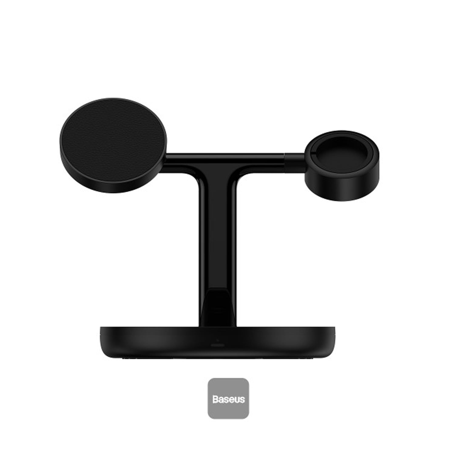 CARGADOR INALÁMBRICO 3 EN 1 BASEUS 20W CARGA MAGNÉTICA CELULAR RLEOJ AIRPODS BASEUS WXTE000101 - 1