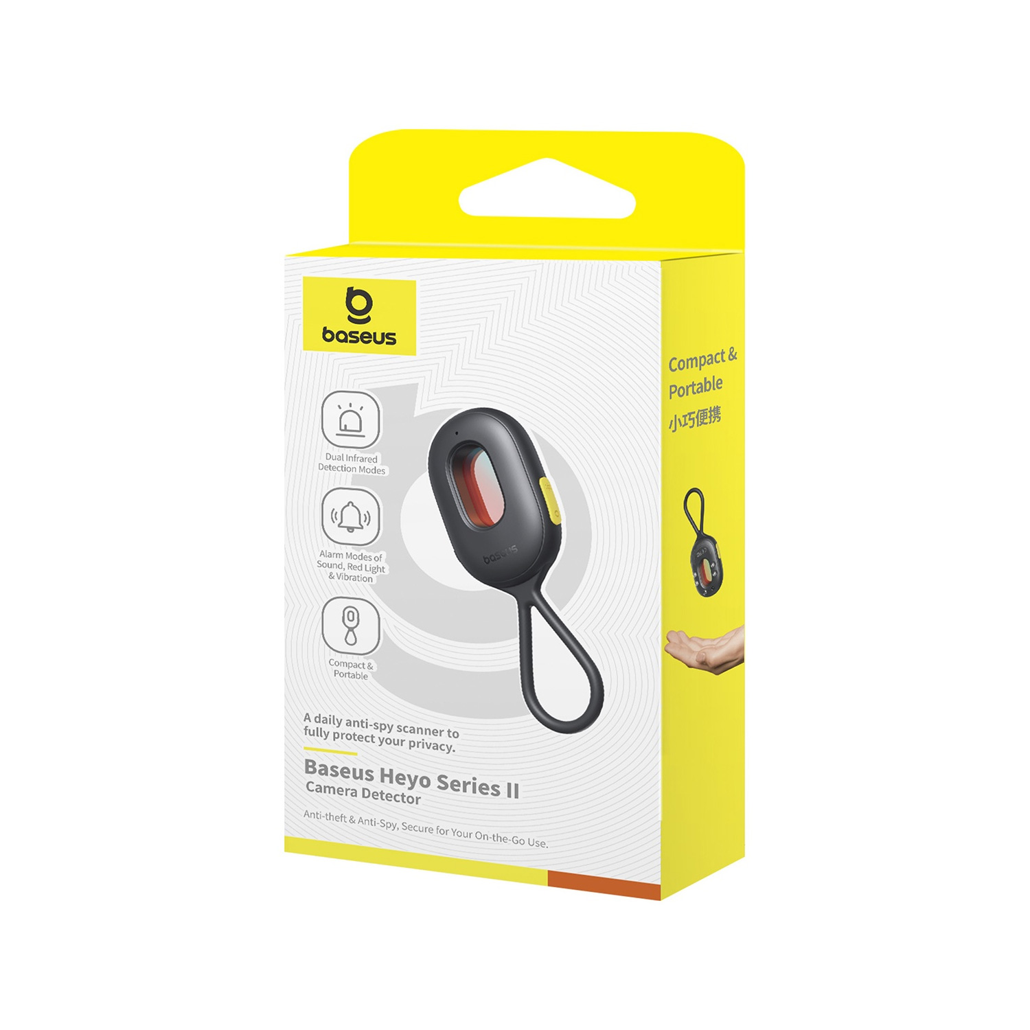 DETECTOR DE CÁMARA OCULTA INFRARROJAS  HEYO SERIES II PORTABLE LINTERNA LED BASEUS L60476900111-00 - 10