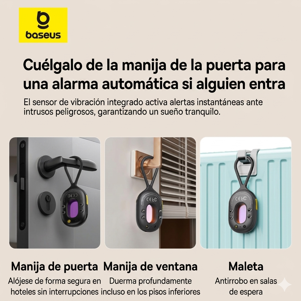 DETECTOR DE CÁMARA OCULTA INFRARROJAS  HEYO SERIES II PORTABLE LINTERNA LED BASEUS L60476900111-00 - 4