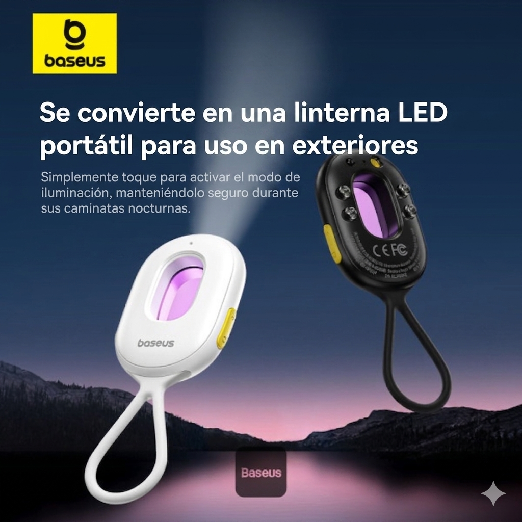 DETECTOR DE CÁMARA OCULTA INFRARROJAS  HEYO SERIES II PORTABLE LINTERNA LED BASEUS L60476900111-00 - 6