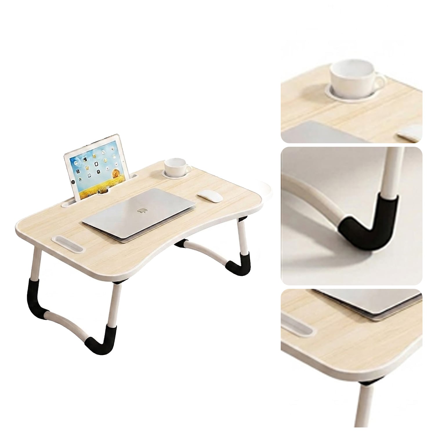 MESA PARA LAPTOP ESCRITORIO PORTÁTIL DK01 BEIGE - 3